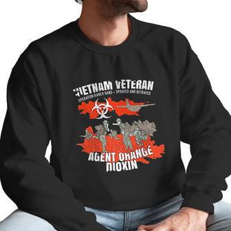 Vietnam Veteran Agent Orange Sprayed And Betrayed Men Sweatshirt | Favorety