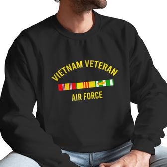 Vietnam Veteran Airforce Award Ribbon Bar Cool Soldier Gift Pullover Hoodie Men Sweatshirt | Favorety UK