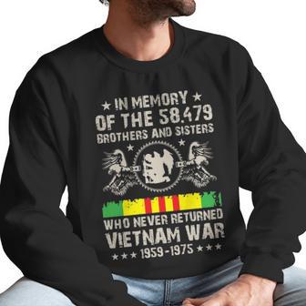 Vietnam Veteran In Memory The War Vietnam Men Sweatshirt | Favorety DE