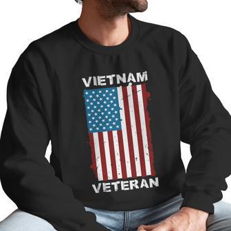 Vietnam Veteran Soldier Us Flag Veteran Day Graphic Design Printed Casual Daily Basic Men Sweatshirt | Favorety AU