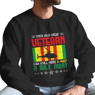 Vietnam Veteran Uh1 Huey Helicopter Graphic Design Printed Casual Daily Basic Men Sweatshirt | Favorety AU