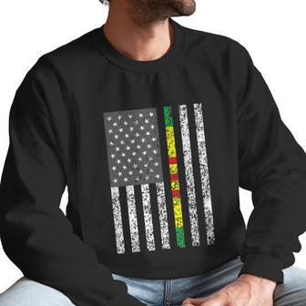 Vietnam Veteran Us Flag Vietnam Service Ribbon Graphic Design Printed Casual Daily Basic Men Sweatshirt | Favorety DE