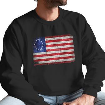 Vintage Flag American Victory 1776 Men Sweatshirt | Favorety UK