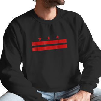 Washington Dc District Of Columbia Flag Men Sweatshirt | Favorety DE