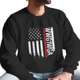 Wwg1wga American Flag Men Sweatshirt | Favorety DE