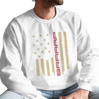 Braaap Snowmobile Flag Men Sweatshirt | Favorety CA