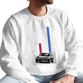 Camaro Lover - American Flag T-Shirt Men Sweatshirt | Favorety