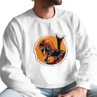 Dadalorian Mandalorian Design Dad Birthday Gifts Men Sweatshirt | Favorety