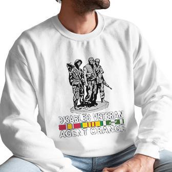 Disabled Veteran Agent Orange Men Sweatshirt | Favorety