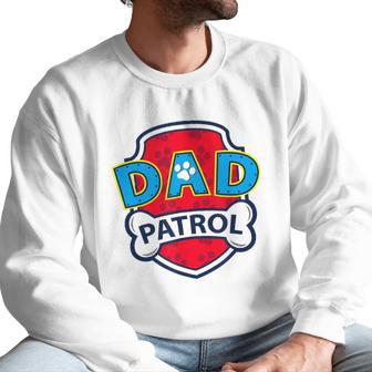 Funny Dad Patrol - Dog Dad Men Sweatshirt | Favorety AU