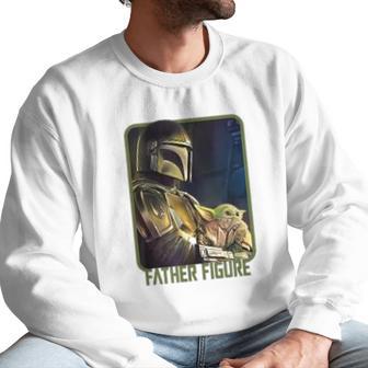 The Mandalorian And The Child Father Figure Men Sweatshirt | Favorety CA