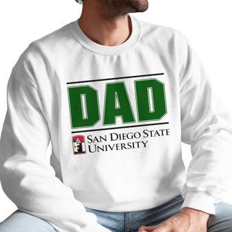 San Diego State University Proud Dad Parents Day Men Sweatshirt | Favorety UK