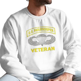 Us Paratrooper Airborne Division Army Veteran Men Sweatshirt | Favorety CA