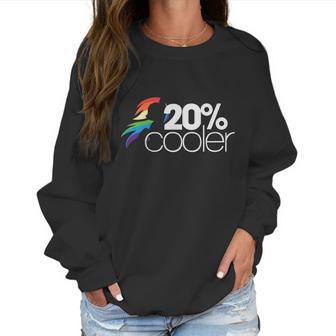 20 Cooler 20 Percent Cooler Cloud My Little Pony Friendship Is Magic Rainbow Dash Women Sweatshirt | Favorety AU