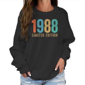 33 Years Old Men Women Limited Edition Birthday Decorations Women Sweatshirt | Favorety