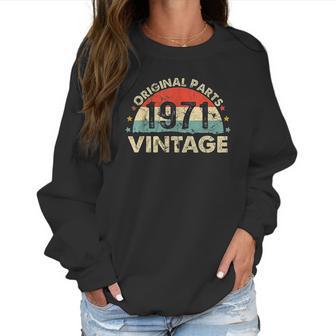 50Th Birthday Gift 1971 Vintage 50 Year Old Women Sweatshirt | Favorety UK