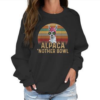 Alpaca Nother Bowl Funny Marijuana Women Sweatshirt | Favorety DE