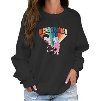 American Dad Ricky Spanish Kicking Old Lady Women Sweatshirt | Favorety CA