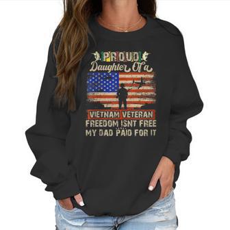 Army Military Navy - Proud Daughter Of A Vietnam Veteran Women Sweatshirt | Favorety AU