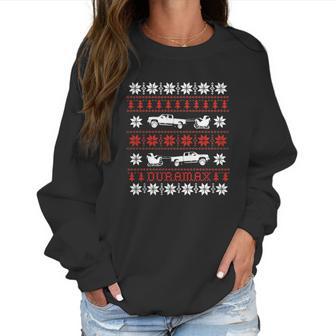 Awesome Duramax Christmas Shirt Women Sweatshirt | Favorety CA