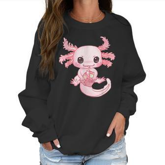 Axolotl Pastel Goth Strawberry Milk Shake Anime Aesthetic Men Women T-Shirt Graphic Print Casual Unisex Tee Women Sweatshirt | Favorety DE