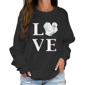 Backyard Silkie Chicken Love Pet Owner Bantam Hens Women Sweatshirt | Favorety CA