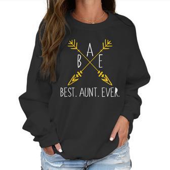 Bae Best Aunt Ever Arrows Logo Women Sweatshirt | Favorety AU