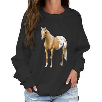 Beautiful Palomino Blanket Appaloosa Horse Lover Women Sweatshirt | Favorety DE