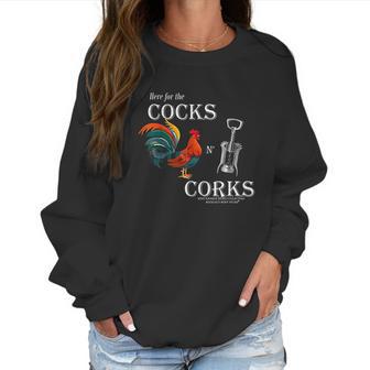 Beer Gut Body Wear Roosters Wine Women Sweatshirt | Favorety AU