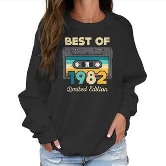 Best Of 1982 Cassette 40 Years Old 40Th Birthday Men Women Women Sweatshirt | Favorety UK