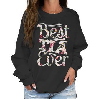 Best Tia Ever Design Auntie Gift Graphic Tia Favorita Women Sweatshirt | Favorety CA