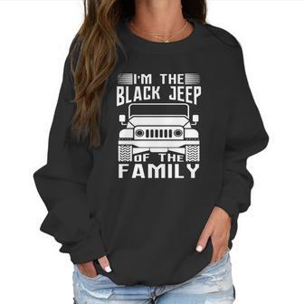 Mens Im The Black Jeep Of The Family Cool Offroad Gift Men Women T-Shirt Graphic Print Casual Unisex Tee Women Sweatshirt | Favorety AU