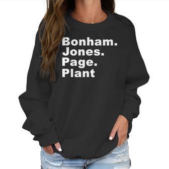 Bonham Jones Page Plant Authentic Members T-Shirt 2016 Women Sweatshirt | Favorety AU