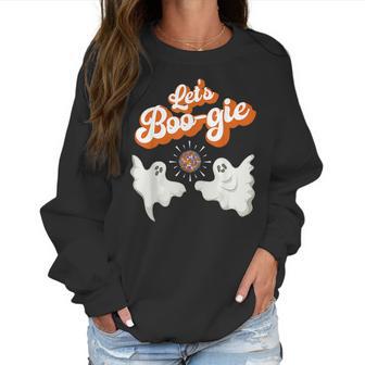 Lets Boo-Gie Retro Disco 70S Ghosts Lets Boogie Halloween Men Women T-Shirt Graphic Print Casual Unisex Tee Women Sweatshirt | Favorety UK