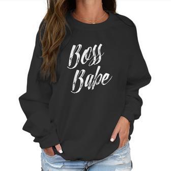 Boss Babe Female Boss Boss Day Gift For Women Women Sweatshirt | Favorety CA