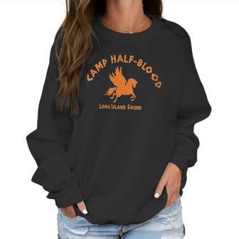 Brisco Brands Camp Half Blood Greek Mythology Ladies Womens Women Sweatshirt | Favorety UK