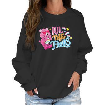 Care Bears Cheer Bear Hearts And Rainbows Women Sweatshirt | Favorety AU