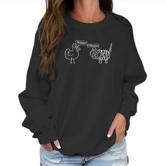 Chicken Pssy College Graphic Women Sweatshirt | Favorety CA