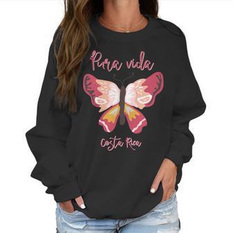 Costa Rica Butterfly Pura Vida Souvenir Women Sweatshirt | Favorety DE