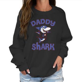 Daddy Shark Lover Best Christmas Gifts For Dad Women Sweatshirt | Favorety