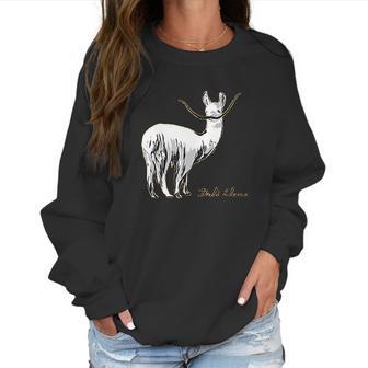 Dali Llama Unisex For The Pun Lover Women Sweatshirt | Favorety UK