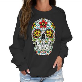 Day Of The Dead Sugar Skull Funny Cinco De Mayo Men Women Men Women T-Shirt Graphic Print Casual Unisex Tee Women Sweatshirt | Favorety UK