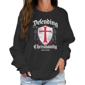 Defending Christianity - Christian Prayer Shirts Women Sweatshirt | Favorety UK