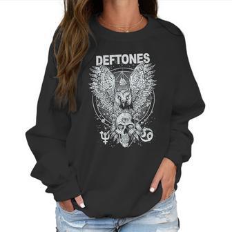 Deftones Owl And Skull Women Sweatshirt | Favorety