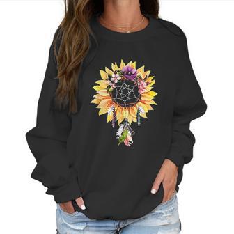 Dream Catcher Sunflower Flower Lover Dreamcatcher Women Sweatshirt | Favorety UK