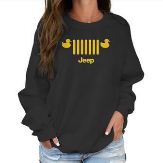 Duck Duck Jeep Women Sweatshirt | Favorety