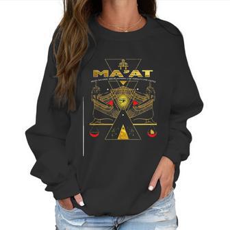 Egyptian Kemetic Goddess Maat Women Sweatshirt | Favorety DE