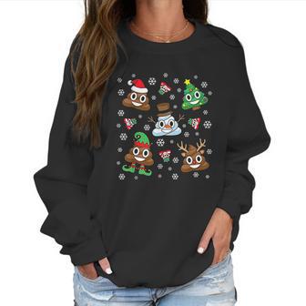 Emoji Christmas Funny Women Sweatshirt | Favorety UK