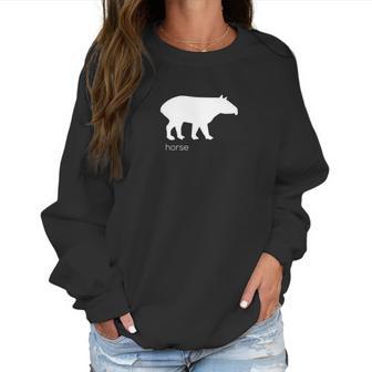 Exmormon Tapir Horse Funny Subtle Exmo Mo No Mo Tee Women Sweatshirt | Favorety CA