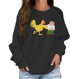 Family Guy Chicken Fight Women Sweatshirt | Favorety